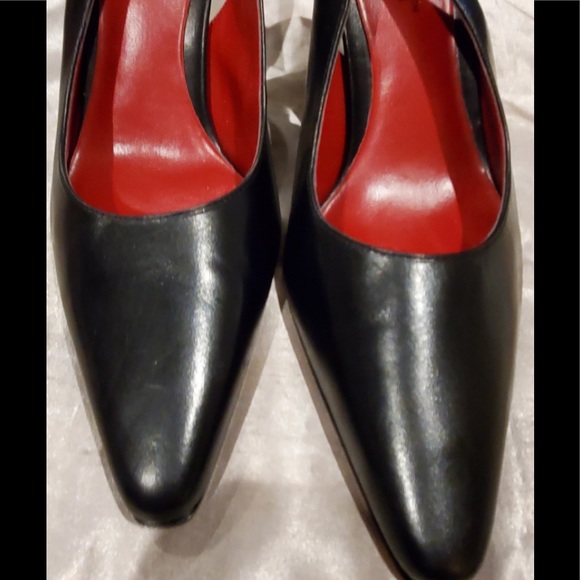 VINTAGE GOLD or BLACK SLING BACK GELLER II Collection 8M - Picture 12 of 15